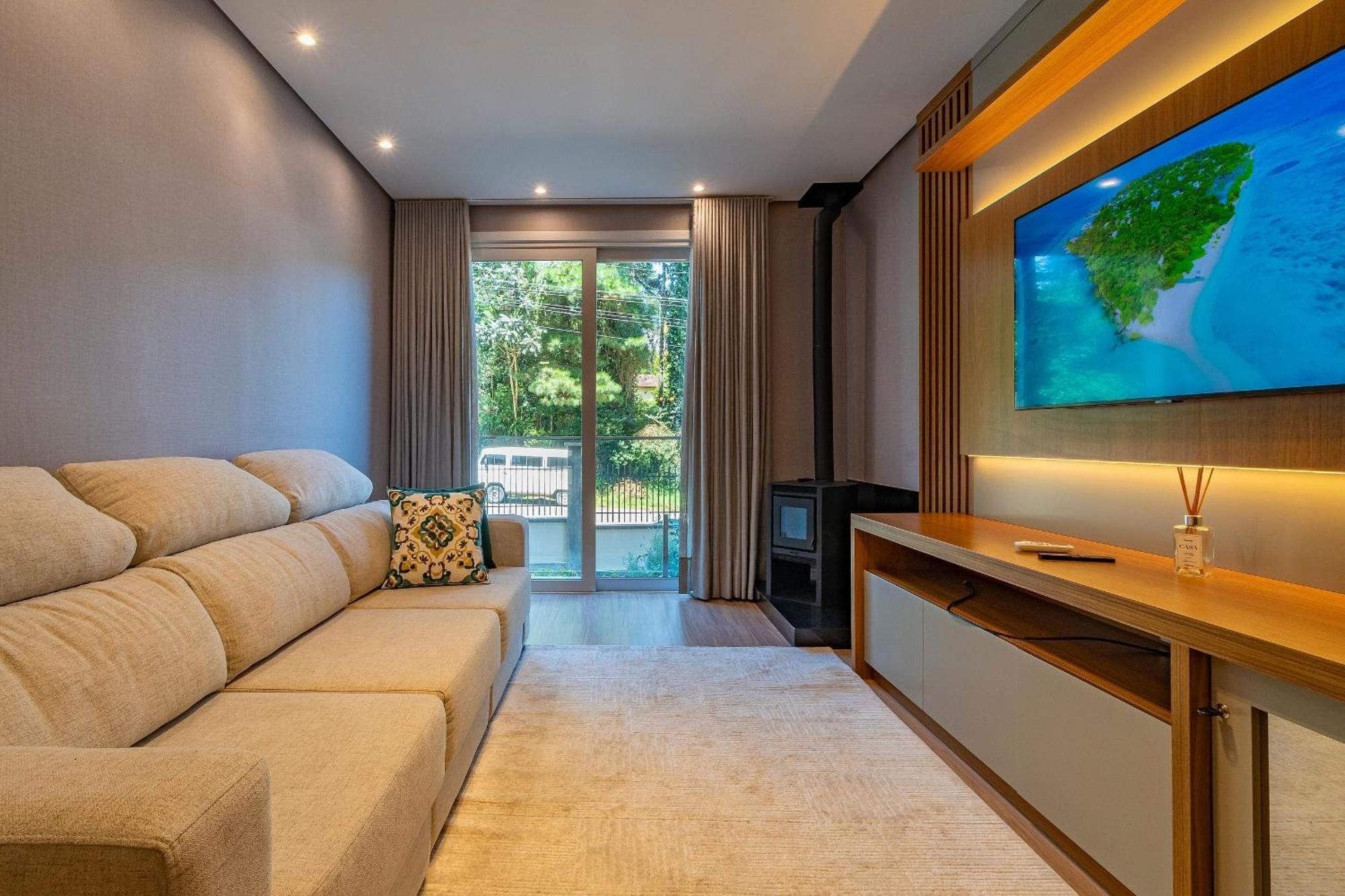 Rosa Edificio Bellagio Canela Com Infraestrutura Completa Apartment Bagian luar foto