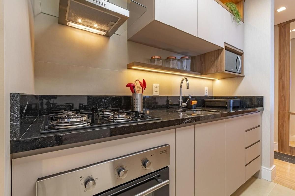 Rosa Edificio Bellagio Canela Com Infraestrutura Completa Apartment Bagian luar foto